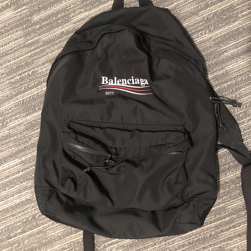 Authentic Balenciaga 2017 Backpack Black